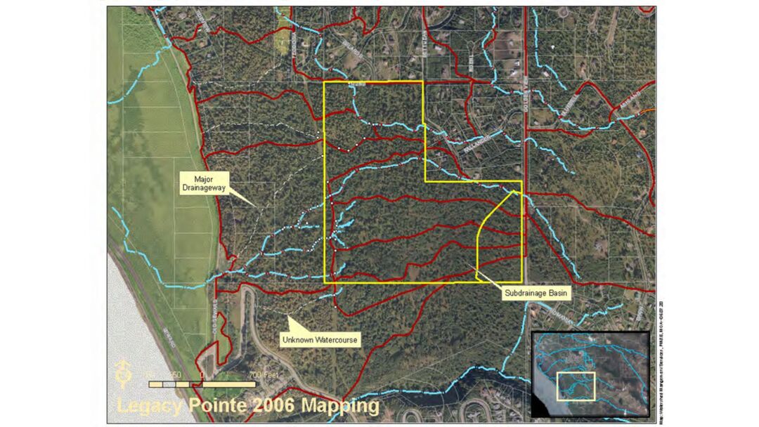 2006 mapping of subdrainage basins